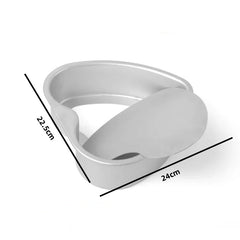 4/6/8/10 Inch Heart Shaped Cake Pan with Removable Bottom Wedding Birthday Baking Cake Tin Cheesecake Pan Chiffon Cake Mold
