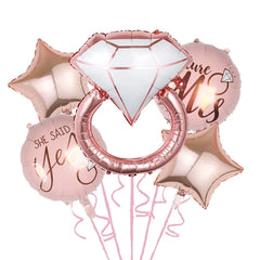 Bride To Be Balloons Rose Gold Letters Foil Balloon Team Wedding Decorations Bachelorette Party Supplies