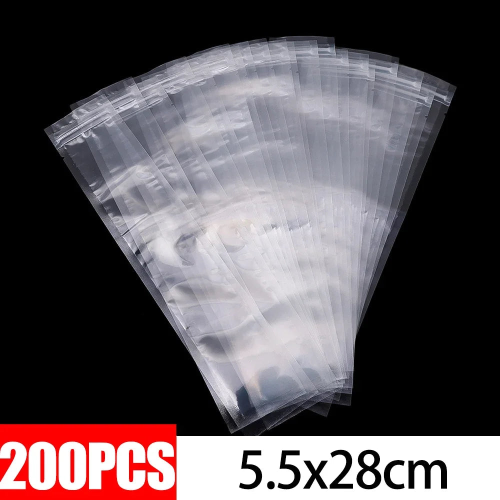 300/50Pcs Disposable Transparent Popsicle Bags Ice Cream Juice Yogurt Chocolate Ice Bags DIY Kitchen Accessories Cool Summer