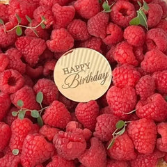 10pcs Happy Birthday Cake Toppers Gold Gold Acrylic Round Cupcake Toppers For Kids Birthday Baby Shower Party Cake Decor Tools