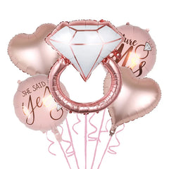 Bride To Be Balloons Rose Gold Letters Foil Balloon Team Wedding Decorations Bachelorette Party Supplies