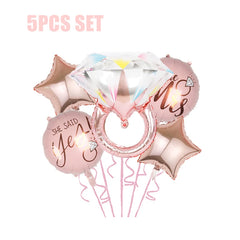 Bride To Be Balloons Rose Gold Letters Foil Balloon Team Wedding Decorations Bachelorette Party Supplies