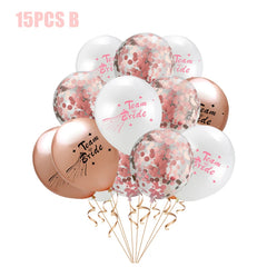 Bride To Be Balloons Rose Gold Letters Foil Balloon Team Wedding Decorations Bachelorette Party Supplies
